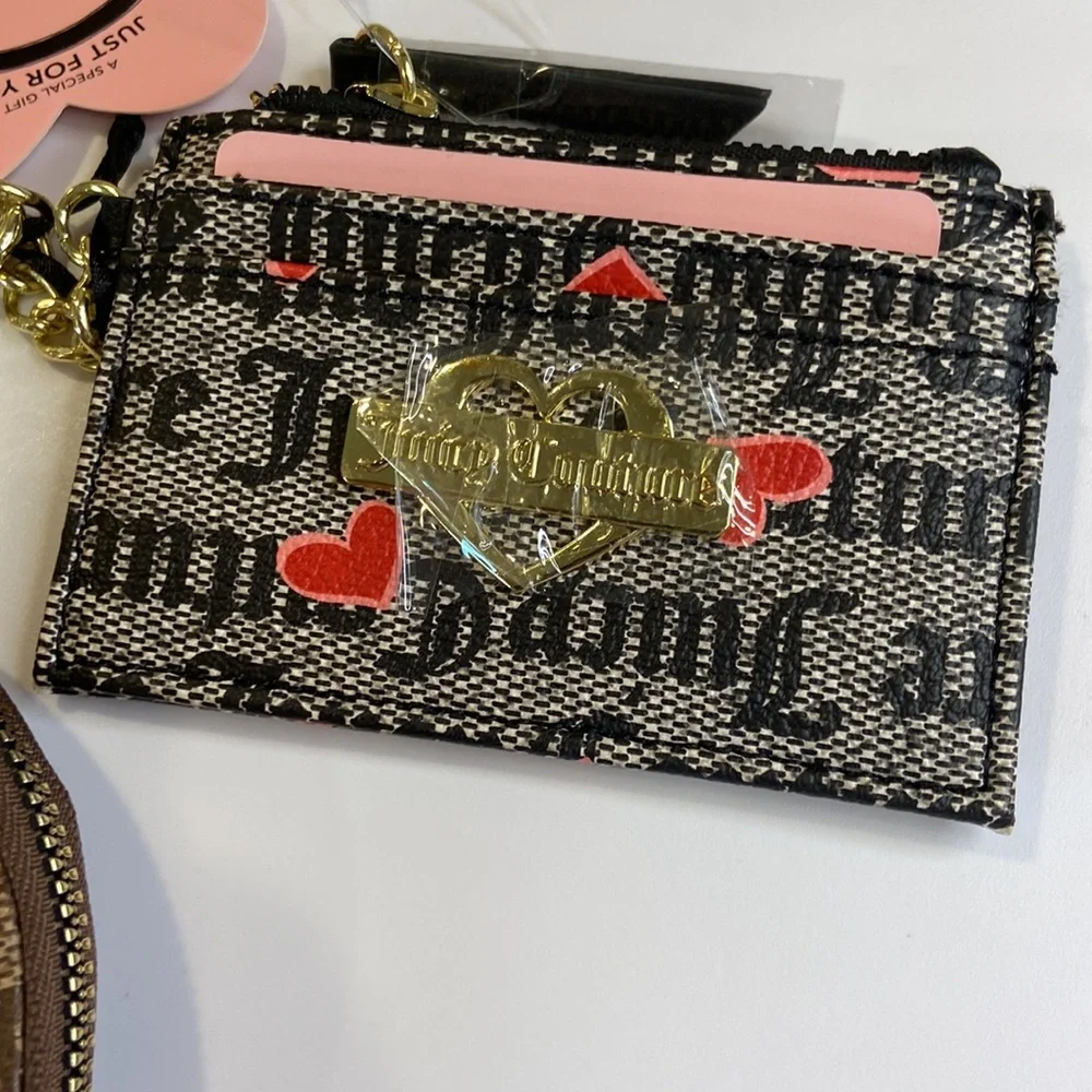 Juicy couture, bundle card holder with a wristlet new with and without tags - Picture 3 of 9